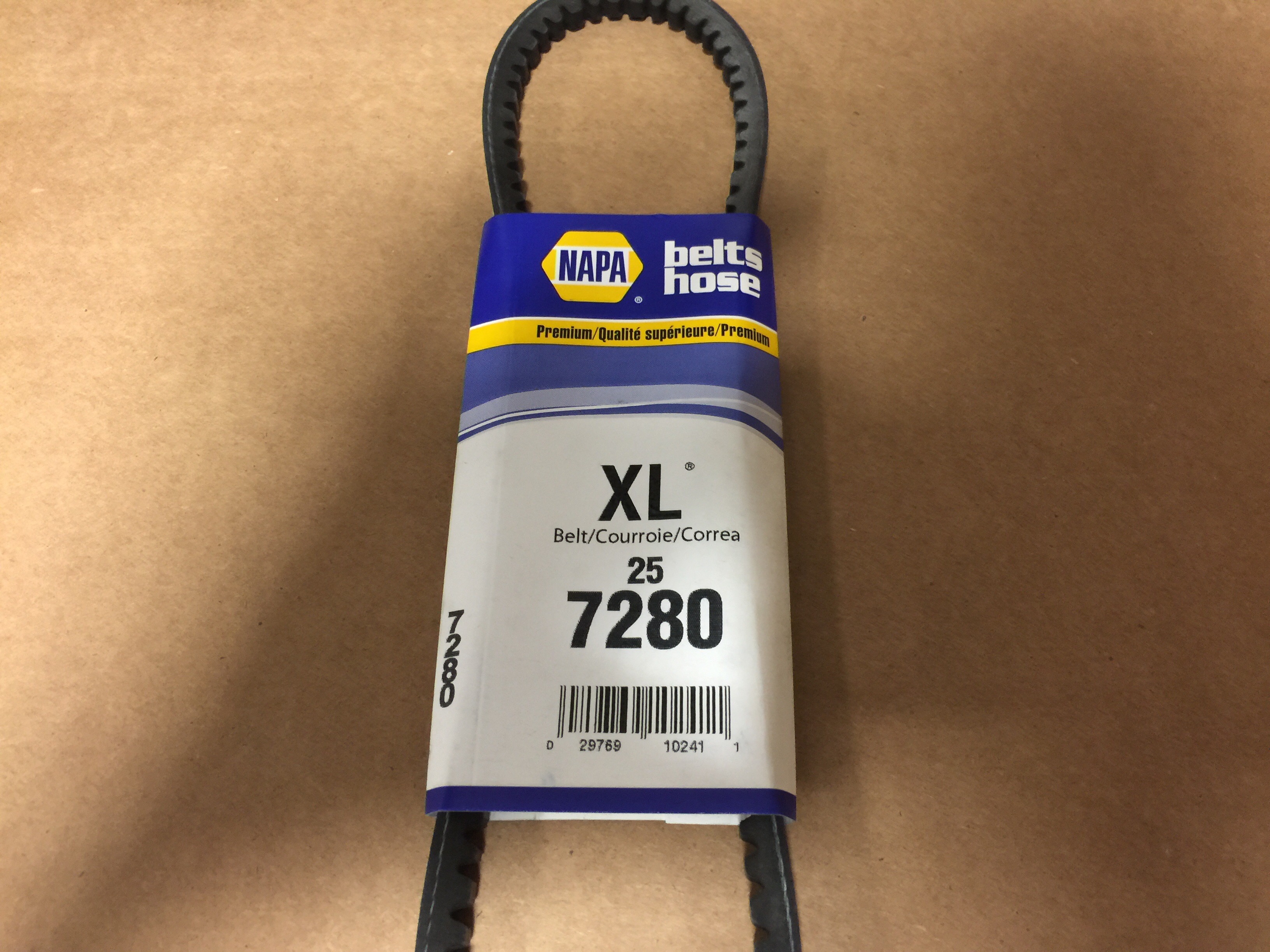 Front Alternator Belt, Part #2904, new source.